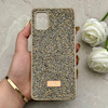 قاب گوشی Galaxy A51 سامسونگ نگین دار سواروسکی SWAROVSKI پلاک فلزی طلایی کد 152977