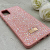 قاب گوشی Galaxy A51 سامسونگ نگین دار سواروسکی SWAROVSKI پلاک فلزی صورتی کد 152978
