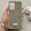 قاب گوشی Galaxy A53 سامسونگ نگین دار سواروسکی SWAROVSKI پلاک فلزی طلایی کد 152979