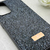 قاب گوشی Galaxy A53 سامسونگ نگین دار سواروسکی SWAROVSKI پلاک فلزی مشکی کد 152980