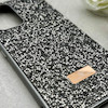 قاب گوشی Galaxy A53 سامسونگ نگین دار سواروسکی SWAROVSKI پلاک فلزی خاکستری کد 152981