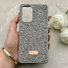 قاب گوشی Galaxy A53 سامسونگ نگین دار سواروسکی SWAROVSKI پلاک فلزی خاکستری کد 152981