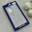 قاب گوشی Galaxy A53 سامسونگ نگین دار سواروسکی SWAROVSKI پلاک فلزی نقره ای کد 152982