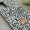 قاب گوشی Galaxy A53 سامسونگ نگین دار سواروسکی SWAROVSKI پلاک فلزی نقره ای کد 152982