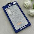 قاب گوشی Galaxy A54 سامسونگ نگین دار سواروسکی SWAROVSKI پلاک فلزی نقره ای کد 152983