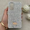 قاب گوشی Galaxy A54 سامسونگ نگین دار سواروسکی SWAROVSKI پلاک فلزی نقره ای کد 152983