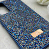 قاب گوشی Galaxy A54 سامسونگ نگین دار سواروسکی SWAROVSKI پلاک فلزی سرمه ای کد 152984
