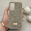 قاب گوشی Galaxy A54 سامسونگ نگین دار سواروسکی SWAROVSKI پلاک فلزی طلایی کد 152986