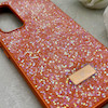 قاب گوشی Galaxy A54 سامسونگ نگین دار سواروسکی SWAROVSKI پلاک فلزی نارنجی کد 152987