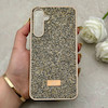 قاب گوشی Galaxy A55 سامسونگ نگین دار سواروسکی SWAROVSKI پلاک فلزی طلایی کد 152992