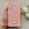 قاب گوشی Galaxy A55 سامسونگ نگین دار سواروسکی SWAROVSKI پلاک فلزی صورتی کد 152993