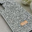 قاب گوشی Galaxy A55 سامسونگ نگین دار سواروسکی SWAROVSKI پلاک فلزی نقره ای کد 152995