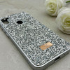 قاب گوشی Galaxy A11 - M11 سامسونگ نگین دار سواروسکی SWAROVSKI پلاک فلزی نقره ای کد 153003