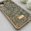 قاب گوشی Galaxy A12 - M12 سامسونگ نگین دار سواروسکی SWAROVSKI پلاک فلزی طلایی کد 153006