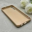 قاب گوشی Galaxy A30S - A50S - A50 سامسونگ نگین دار سواروسکی SWAROVSKI پلاک فلزی طلایی کد 153019