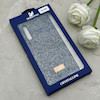 قاب گوشی Galaxy A30S - A50S - A50 سامسونگ نگین دار سواروسکی SWAROVSKI پلاک فلزی سرمه ای کد 153020