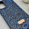 قاب گوشی Galaxy A52 4G - Galaxy A52 5G - Galaxy A52S سامسونگ نگین دار سواروسکی SWAROVSKI پلاک فلزی سرمه ای کد 153023