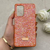 قاب گوشی Galaxy A52 4G - Galaxy A52 5G - Galaxy A52S سامسونگ نگین دار سواروسکی SWAROVSKI پلاک فلزی نارنجی کد 153026