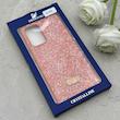 قاب گوشی Galaxy A52 4G - Galaxy A52 5G - Galaxy A52S سامسونگ نگین دار سواروسکی SWAROVSKI پلاک فلزی نارنجی کد 153026