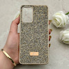 قاب گوشی Galaxy A52 4G - Galaxy A52 5G - Galaxy A52S سامسونگ نگین دار سواروسکی SWAROVSKI پلاک فلزی طلایی کد 153028