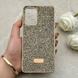 قاب گوشی Galaxy A52 4G - Galaxy A52 5G - Galaxy A52S سامسونگ نگین دار سواروسکی SWAROVSKI پلاک فلزی طلایی کد 153028