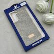 قاب گوشی Galaxy S21 FE سامسونگ نگین دار سواروسکی SWAROVSKI پلاک فلزی طلایی کد 153029