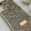 قاب گوشی Galaxy S21 FE سامسونگ نگین دار سواروسکی SWAROVSKI پلاک فلزی طلایی کد 153029