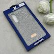 قاب گوشی Galaxy S23 FE سامسونگ نگین دار سواروسکی SWAROVSKI پلاک فلزی خاکستری کد 153033