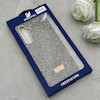 قاب گوشی Galaxy S23 FE سامسونگ نگین دار سواروسکی SWAROVSKI پلاک فلزی طلایی کد 153034