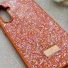 قاب گوشی Galaxy S23 FE سامسونگ نگین دار سواروسکی SWAROVSKI پلاک فلزی نارنجی کد 153036