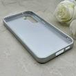 قاب گوشی Galaxy S23 FE سامسونگ نگین دار سواروسکی SWAROVSKI پلاک فلزی نقره ای کد 153037