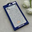قاب گوشی Galaxy S23 FE سامسونگ نگین دار سواروسکی SWAROVSKI پلاک فلزی نقره ای کد 153037