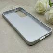 قاب گوشی Galaxy S24 FE سامسونگ نگین دار سواروسکی SWAROVSKI پلاک فلزی نقره ای کد 153040