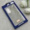 قاب گوشی Galaxy S24 FE سامسونگ نگین دار سواروسکی SWAROVSKI پلاک فلزی طلایی کد 153041