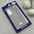 قاب گوشی Galaxy S24 FE سامسونگ نگین دار سواروسکی SWAROVSKI پلاک فلزی طلایی کد 153041