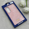 قاب گوشی Galaxy S24 FE سامسونگ نگین دار سواروسکی SWAROVSKI پلاک فلزی صورتی کد 153042