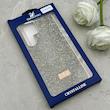 قاب گوشی Galaxy S25 Ultra سامسونگ نگین دار سواروسکی SWAROVSKI پلاک فلزی طلایی کد 153050