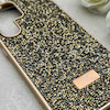 قاب گوشی Galaxy S25 Ultra سامسونگ نگین دار سواروسکی SWAROVSKI پلاک فلزی طلایی کد 153050