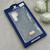 قاب گوشی Galaxy S25 Ultra سامسونگ نگین دار سواروسکی SWAROVSKI پلاک فلزی سرمه ای کد 153052