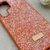 قاب گوشی Galaxy S23 Ultra سامسونگ نگین دار سواروسکی SWAROVSKI پلاک فلزی نارنجی کد 153055