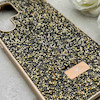 قاب گوشی Galaxy S23 Ultra سامسونگ نگین دار سواروسکی SWAROVSKI پلاک فلزی طلایی کد 153056