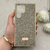 قاب گوشی Galaxy S23 Ultra سامسونگ نگین دار سواروسکی SWAROVSKI پلاک فلزی طلایی کد 153056