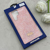 قاب گوشی Galaxy S23 Ultra سامسونگ نگین دار سواروسکی SWAROVSKI پلاک فلزی صورتی کد 153057