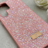 قاب گوشی Galaxy S23 Ultra سامسونگ نگین دار سواروسکی SWAROVSKI پلاک فلزی صورتی کد 153057