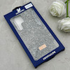 قاب گوشی Galaxy S23 Ultra سامسونگ نگین دار سواروسکی SWAROVSKI پلاک فلزی خاکستری کد 153058