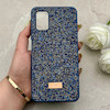 قاب گوشی Poco M3 - Redmi 9T شیائومی نگین دار سواروسکی SWAROVSKI پلاک فلزی سرمه ای کد 153060