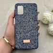 قاب گوشی Poco M3 - Redmi 9T شیائومی نگین دار سواروسکی SWAROVSKI پلاک فلزی سرمه ای کد 153060