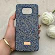 قاب گوشی Poco X3 - Poco X3 Pro شیائومی نگین دار سواروسکی SWAROVSKI پلاک فلزی سرمه ای کد 153061