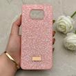قاب گوشی Poco X3 - Poco X3 Pro شیائومی نگین دار سواروسکی SWAROVSKI پلاک فلزی صورتی کد 153063