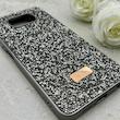قاب گوشی Poco X3 - Poco X3 Pro شیائومی نگین دار سواروسکی SWAROVSKI پلاک فلزی خاکستری کد 153064